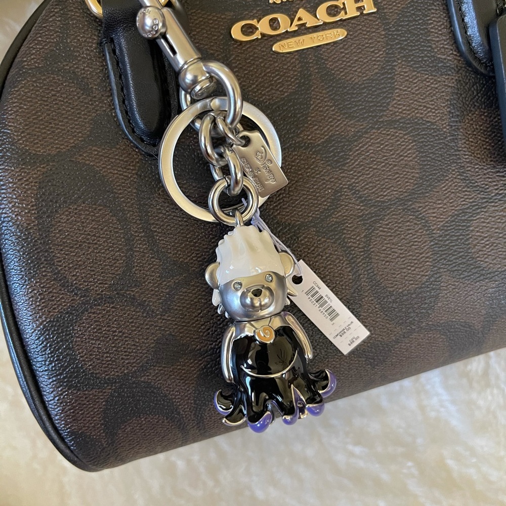 Disney X Coach Ursula Bear Bag Charm